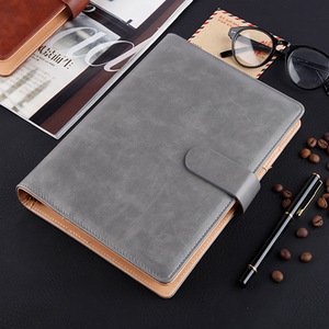 Cuaderno A5 de hojas sueltas, cuaderno rellenable, diario con logotipo personalizado - Product Image 3