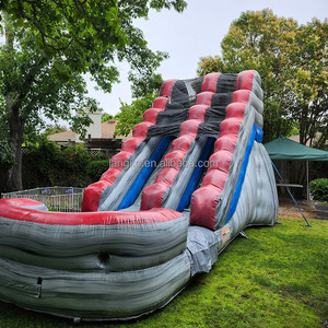 Scivolo d'Acqua Gonfiabile Colorato per Bambini, <span class=keywords><strong>Area</strong></span> Giochi con Piscina, Castello Gonfiabile per Feste all'Aperto - Product Image 1