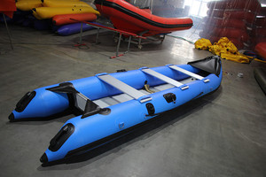 Bote Inflable de PVC Alemán Kaboat de 4.5m 4.7m, Bote de Pesca Inflable para 3 Personas, Kayak Inflable 450 470 - Product Image 6