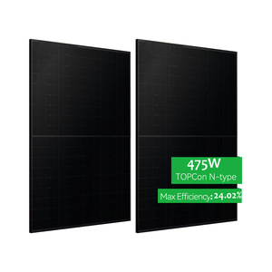 EU Kho Kho Đức Monocrystalline Năng Lượng Mặt Trời Bảng Điều Khiển Nhà Đầy Đủ Màu Đen 475W 480W Tấm Năng Lượng Mặt Trời 450W Đen Khung PV Mô-đun - Product Image 1