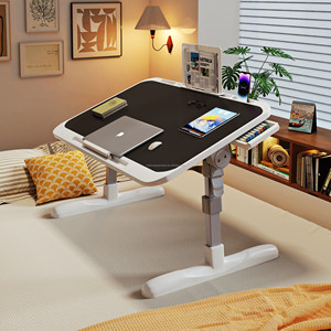 Mesa Plegable Pequeña de Madera con Ranura <span class=keywords><strong>para</strong></span> Tarjetas, Ajustable, Antideslizante, <span class=keywords><strong>para</strong></span> Computadora Portátil, <span class=keywords><strong>Escritorio</strong></span> <span class=keywords><strong>para</strong></span> Niños - Product Image 3