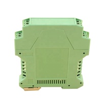 Boîtier électronique standard pour rail DIN, boîtier de bornier, boîte d'instrumentation électrique en plastique pour applications de panneaux de commande