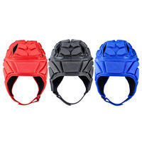 Casque de football Rugby personnalisé Casque de rugby Eva en mousse Casque de rugby rouge personnalisé