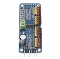 Controlador de Servomotor PWM de 16 Canales, Placa de Controlador de Robot, Módulo de Controlador de Interfaz IIC PCA9685