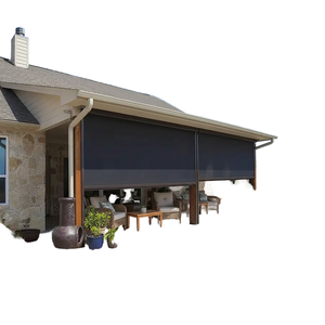 Persianas Enrollables Motorizadas para Jardín y Patio, Resistentes al Viento y al Agua, con Motor Tubular, Sistema de Cierre Zip y Pantallas de PVC Retráctiles Automáticas - Product Image 1