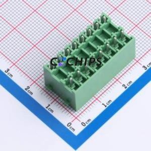 DB2EVHBG-3.5-2*8P-GN Plug-in Terminal Block Through hole,P=3.5mm Connector Board-to-Board / Socket Closed Snap Fixing 2x8P 3.5mm - Product Image 2