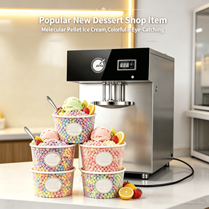 Máquina de Helados con Tecnología Molecular, Protección Segura y Anti-Fugas, Máquina Comercial de Helados para Centros de Entretenimiento Familiar - Product Image 6