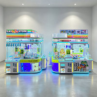 Machine à griffes commerciale 4 joueurs pour centres de divertissement familial et centres commerciaux, jeu d'arcade à grue pour peluches et prix