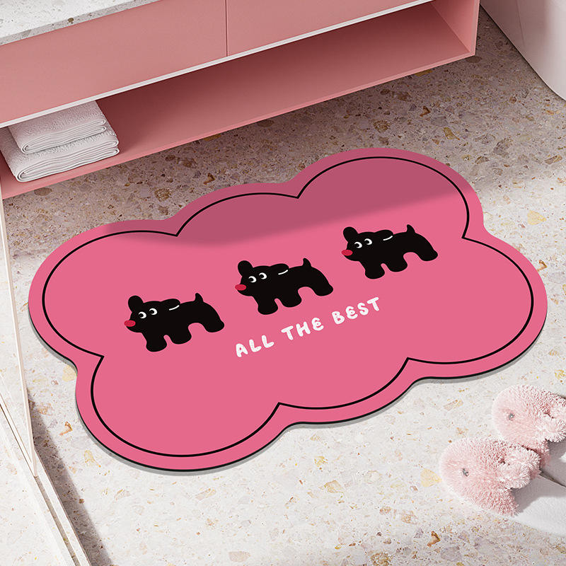 ลูกสุนัขสีชมพูที่มีหูตั้งตรง