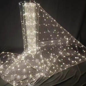 YN <span class=keywords><strong>mariage</strong></span> romantique Noël extérieur intérieur <span class=keywords><strong>plafond</strong></span> décoratif étoile lumière net - Product Image 2