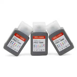 Cartouche d'encre super colour PFI 1000 de 80ML, avec Pigment et puces pour imprimante Canon PRO 1000, nouveau