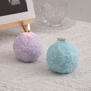 Bougie d'aromathérapie boule florale créative pour décoration de mariage et de maison - Product Image 3