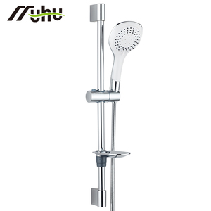 Kit de <span class=keywords><strong>douche</strong></span> compact tout-en-un avec barre de <span class=keywords><strong>douche</strong></span> coulissante, pommeau de <span class=keywords><strong>douche</strong></span> réglable à haute pression et économie d'eau, tuyau et porte-savon - Product Image 3