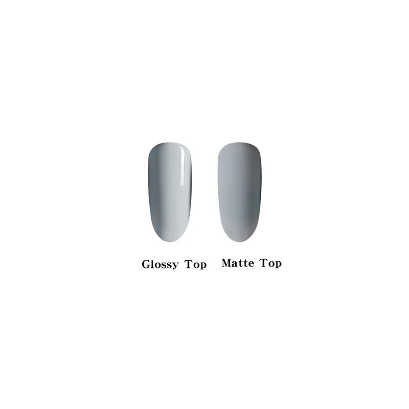 Samplec-esmalte de Gel para uñas, conjunto de capa Base y capa superior mate, barniz de uñas con alta protección