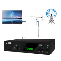 Full HD antena TV Antena Dalam radiodifusión libre 1000 canales TDT DVB T2 decodificador