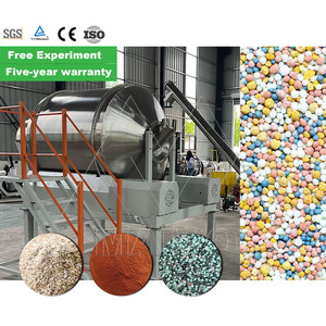 Línea de producción de polvo de fertilizante orgánico Mezcladora de tambor de acero - Product Image 3