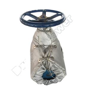 Chaqueta de Aislamiento Térmico Industrial DN25-DN600 para Válvula de Bola de 25 mm, Recubierta de Fibra de Vidrio y Silicona - Product Image 1