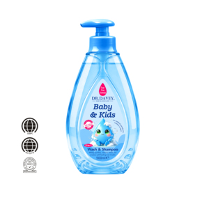 ดร.เดวี่ เบบี้ คิดส์ แชมพูอาบน้ำ 2-in-1 ขนาด 500 มล. สูตรอ่อนโยน ไม่ระคายเคือง บำรุงเส้นผมและผิวกายสำหรับเด็กที่มีผิวบอบบาง - Product Image 2