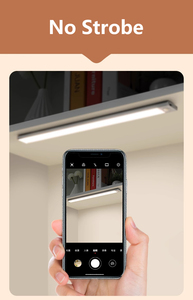 Lampe d'intérieur à détecteur de mouvement à <span class=keywords><strong>LED</strong></span> 3 couleurs 20cm/30cm/40cm/60cm Lampes de <span class=keywords><strong>placard</strong></span> rechargeables par USB avec fonction à piles - Product Image 6