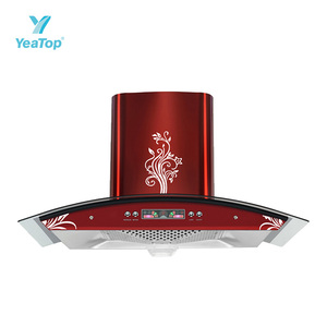 <span class=keywords><strong>Hotte</strong></span> <span class=keywords><strong>aspirante</strong></span> murale à filtre conique avec éclairage LED, facile à nettoyer, forte ventilation, idéale pour la maison et les petits restaurants - Product Image 3