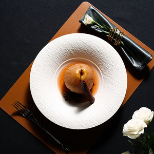 Vente en gros Nordic Assiette en porcelaine céramique blanche et noire Vaisselle Assiette à soupe italienne Plat à <span class=keywords><strong>caviar</strong></span> en vrac - Product Image 5