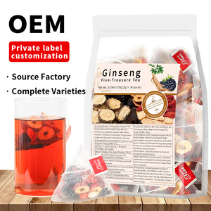 Tisana alle Cinque <span class=keywords><strong>Erbe</strong></span> del Ginseng per la Vitalità Quotidiana Maschile, Tè Naturale per il Benessere Renale e l'Energia Maschile - Product Image 1