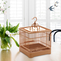 Cage à oiseaux en plastique pour élever des perroquets, des canards, des pinsons, des oiseaux, maison, vente en gros