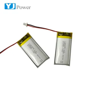 Batería lipo recargable para coche, 3,7 v, 602040, 485mAh, batería de polímero de litio para GPS, venta al por mayor