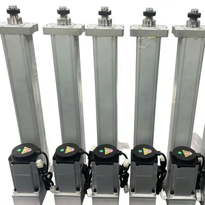 Vérin télescopique électrique à vis à billes de haute précision, corps en acier inoxydable, avec roulement, moteur et engrenage - Product Image 2