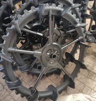 Prix d'usine – Roues pleines en caoutchouc pour transplanteur de riz, haute vitesse, pour rizières