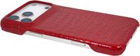 Étui de protection rigide en cuir PU effet crocodile de luxe pour iPhone 17 16 15 14 13 12 11 Pro Max