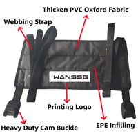 Prix de gros Premium personnalisé hayon vélo Pad Oxford tissu voiture vélo hayon Pad Sup planche de surf Support camion hayon Pad