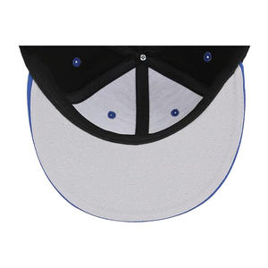 Vente en gros de casquette snapback unisexe vierge à 6 panneaux, pare-soleil respirant à bord plat, taille réglable, pour les quatre saisons, à la mode - Product Image 6
