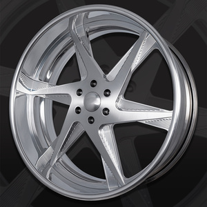 RCSR 5x114.3 5x120 Monoblock, Juego de <span class=keywords><strong>2</strong></span> Ruedas Forjadas Pulimentadas de Perfil Bajo, 18 20 22 24 26 28 Pulgadas para Chevy Chevelle 1970, <span class=keywords><strong>Ford</strong></span> F150 - Product Image 2