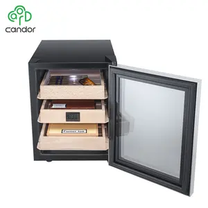 Nhà Máy Bán Buôn 250 Cái 33 Lít Hút Ẩm Được Xây Dựng Trong Kệ Điện Xì Gà Truy Cập Humidor Tủ Để Bán