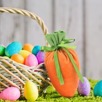 Sacs pochette à cordon en velours carotte orange personnalisés pour l'emballage de bonbons fête de Noël Halloween Pâques nouvel an