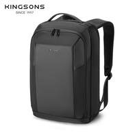 Mochila para Portátil de Negocios, Duradera, con Logotipo Personalizado, de Poliéster, Impermeable, para Viajes, Trabajo, Unisex, 20L