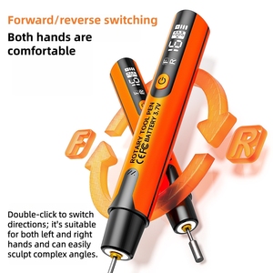 Penna Professionale Portatile Wireless per Unghie con Ricarica e Lucidatura, 6 Velocità Regolabili, Display Digitale e Schermo LED con Luce - Product Image 4