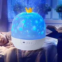 Projecteur Galaxie Couronne 21 en 1 Lampe Lumineuse Décoration de Chambre à Coucher Nuit Joyeux Anniversaire Projection Étoilée pour Chambre à Coucher Noël Enfants