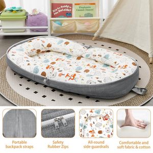 Almohada Plegable para Bebés con Colchoneta de Espuma Viscoelástica Suave, Adorable Diseño, Convertible en Mochila para Fácil Transporte - Product Image 3