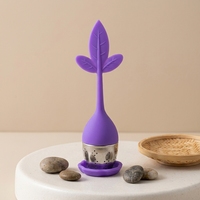 UJ-TI024  Passoire à thé en silicone en forme de Père Noël