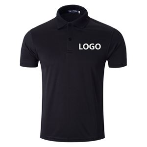 Polo de verano 2025 personalizado, blanco, de manga corta, de secado rápido, con malla transpirable, solapa y abertura, color liso, para publicidad al por mayor - Product Image 1