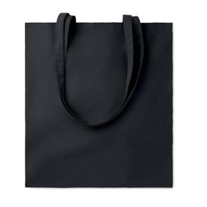 Sac de courses en coton personnalisable Cottonel, moyen, 30-50 cm, avec longue poignée, usage quotidien, fabriqué en Italie - Product Image 1