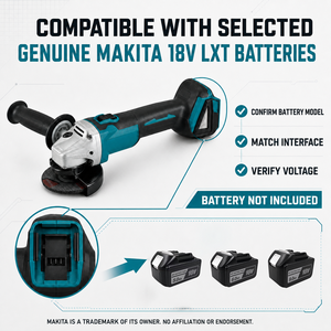 Gerinda Sudut Listrik Tanpa Sikat Portabel untuk Baterai 18V 6Ah 4 Inci Kelas Profesional Pemotong Logam Pemoles Karat - Product Image 4