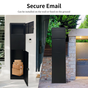 JH-Mech Smart Mailbox Parcel Box para entrega residencial Drop Box Montaje en pared Desmontable Metal Parcel Box Mail Packaging - Product Image 2