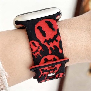 BEEFLYPOWER Nueva <span class=keywords><strong>Correa</strong></span> de Silicona Bicolor con Diseño de Halloween para <span class=keywords><strong>Apple</strong></span> <span class=keywords><strong>Watch</strong></span> Series 11 10 Ultra <span class=keywords><strong>2</strong></span> 49mm - Product Image 2