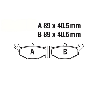 สำหรับรถจักรยานยนต์ซูซูกิ แผ่นดิสก์เบรกแบบกึ่งโลหะ ด้านหน้าและด้านหลัง ทนความร้อนสูง - Product Image 3