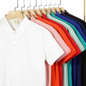 Polo de golf à manches courtes uni de haute qualité avec logo personnalisé, séchage rapide, sans couture, pour hommes, chemise de polo pour affaires - Product Image 1
