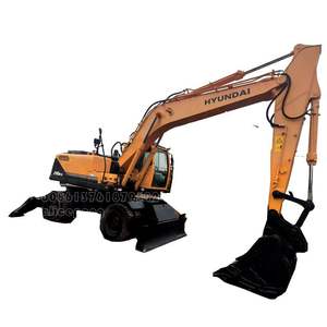 Excavatrice à roues Hyundai 210W9 d'occasion à vendre à Shanghai Marque de moteur Cummins Composants de base inclus - Product Image 1