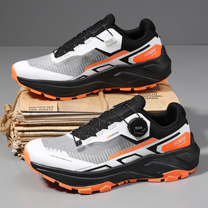 Precio de fábrica al por mayor, logotipo personalizado, zapatos deportivos para hombre para exteriores, zapatos deportivos ligeros para correr, zapatos impermeables para senderismo - Product Image 1